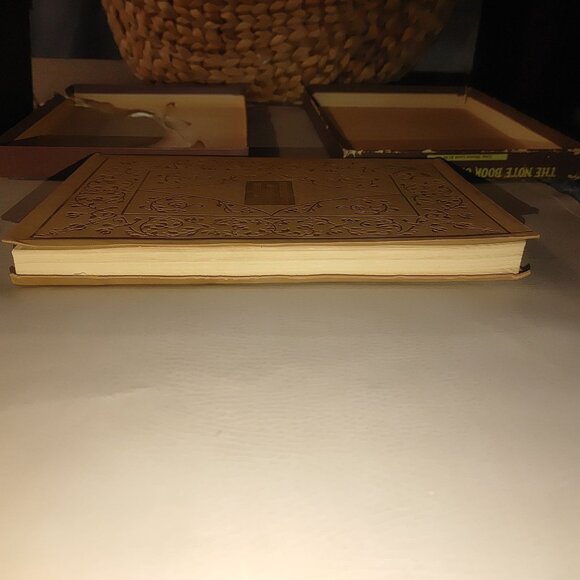 Elbert Hubbard 1927 The Note Book Of Hardcover Box Leather Wisdom Brown - Picture 14 of 15